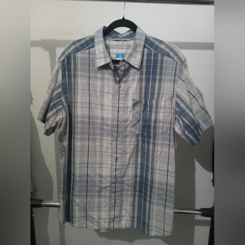 Columbia Omniwick Short Sleeve Plaid Shirt